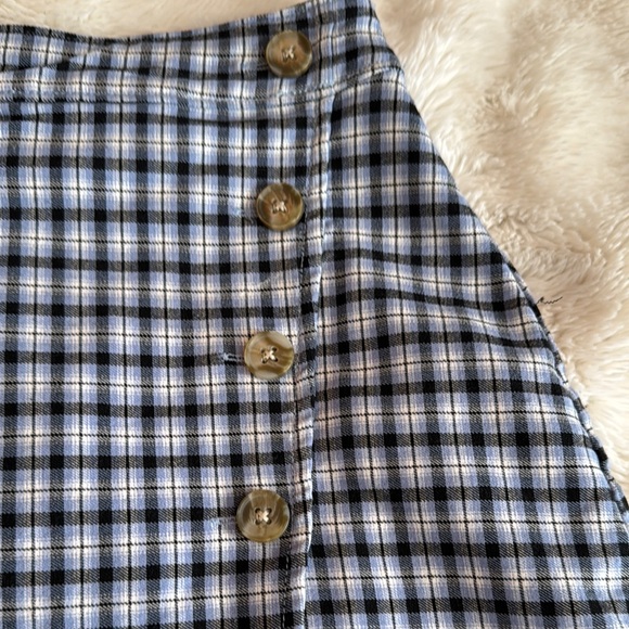 Hollister Yellow and Black Plaid Mini Skirt - Picture 2 of 4